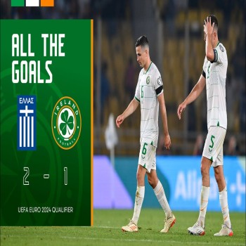 #ไฮไลท์ฟุตบอล [ กรีซ 2 - 1 ไอร์แลนด์ ] ยูโร 2024 รอบคัดเลือก